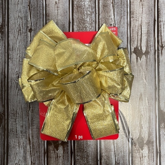 Blue & Gold Holiday Ribbon 👈 - Picture 3 of 5